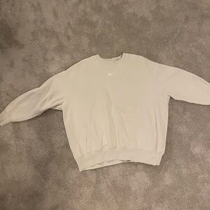 Nike cream Fleece Pullover